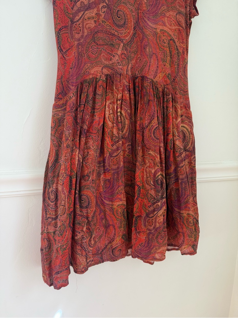 Peruvian Connection Paisley Boho Babydoll Dress - Picture 8 of 16